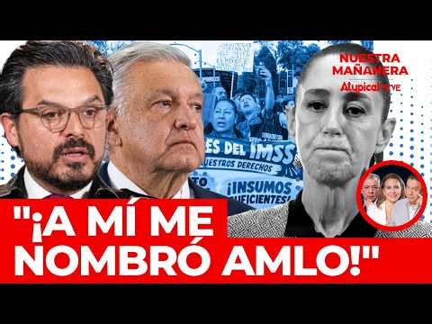 ¡ESTALLA EL GABINETE! Zoé Robledo se pelea con Sheinbaum por AMLO y la rebelión en el IMSS