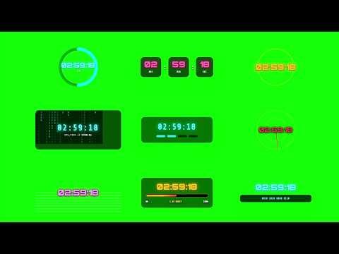 24/7 Live FREE Countdown Timer | Green Screen & Black Screen | Commercial Use (Video Only) Part 79