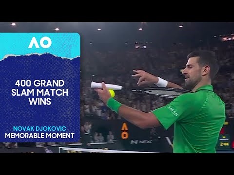Match Point | Novak Djokovic Wins 400th Grand Slam Match | Australian Open 2026
