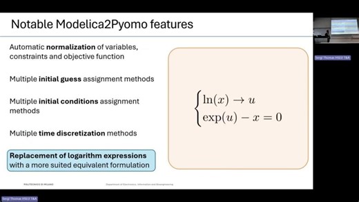 Modelica2Pyomo: a tool to translate Modelica models into Pyomo optimization models | Modelica Association