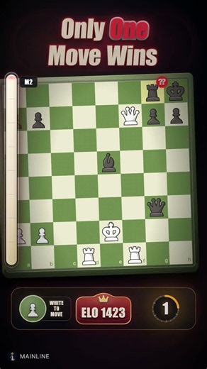 🚨 1400 ELO CHALLENGE 🚨 #chess #brilliantmove #matein2