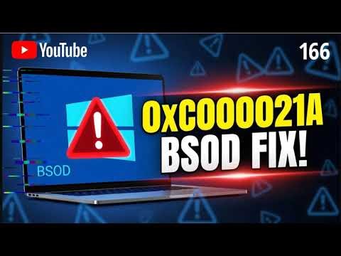 How to Fix Blue Screen Error Code 0xC000021A in Windows 10 and Windows 11