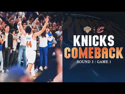 Knicks Overcome BIGGEST Playoffs Deficit in franchise history to win Game 1 of ECF 😤