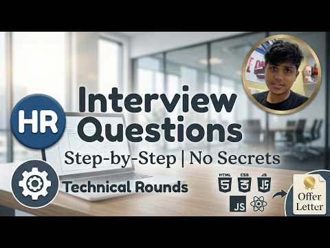 The Actual Interview Process Of A Frontend Developer (Step-by-Step Reality No One Tells You)