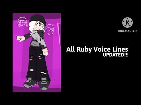 All Ruby Voice Lines (UPDATED!!!) [Made by Alex TheTetrisFan]