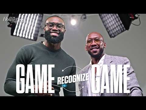 Mahershala Ali and 76ers Star Jaylen Brown Get Together for THR's Game Recognize Game | THR Video