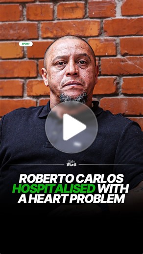 Brazilian football icon Roberto Carlos has been hospitalised in Sao Paulo, Brazil with a heart problem - and surgery to fix it took over three hours due to 'complications'. Carlos, 52, is widely regarded as one of the best full backs in history, winning the World Cup with Brazil in 2002 and the Champions League with Real Madrid in 1998, 2000 and 2002. He was hospitalised in his native Brazil with a heart problem after having a medical test on his leg, where he has a small blood clot. A full-body