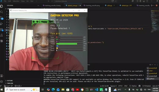 Real-Time Facial Emotion Detection with TensorFlow and OpenCV | Wisdom Osita posted on the topic | LinkedIn
