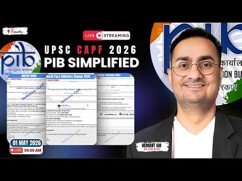 01 MAY 2026 I Daily Dispatch | Current Affairs for CAPF | HeMantra CAPF by Hemant Sir