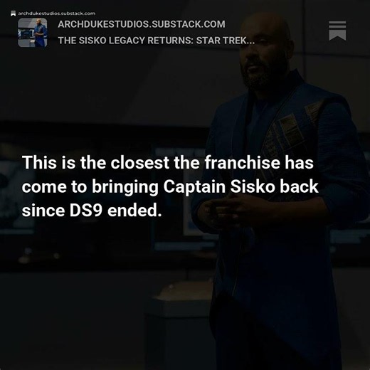 Avery Brooks’ Voice Returns — But Not His Body: #archdukestudios #shorts #startrek #ds9