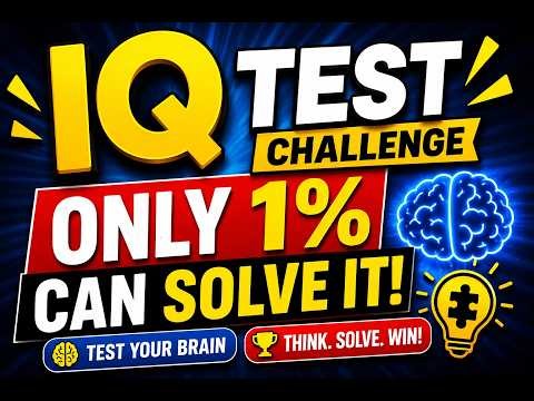 😱 Can You Solve This Impossible Puzzle? | IQ Test Challenge | 99% Fail!