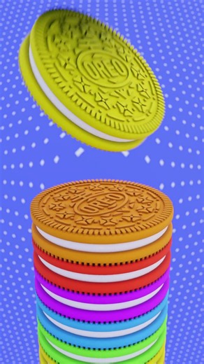Rainbow Oreo Tower
