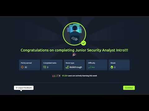 Cyber Security | Junior Security Analyst Introduction