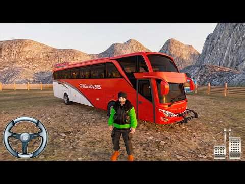 Bus Game - Bus Simulator 3D - DANGEROUS Mountain Drive! 🚌⛰️ [Android Gameplay]