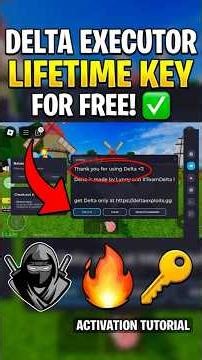 🔥 DELTA EXECUTOR LIFETIME KEY for FREE ✅ Get Delta Lifetime Key FREE | Activation Tutorial