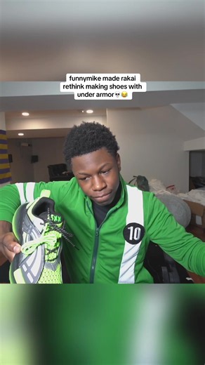 funnymike made rakai rethink making shoes with under armor💀😂#rakai #fyp #viral