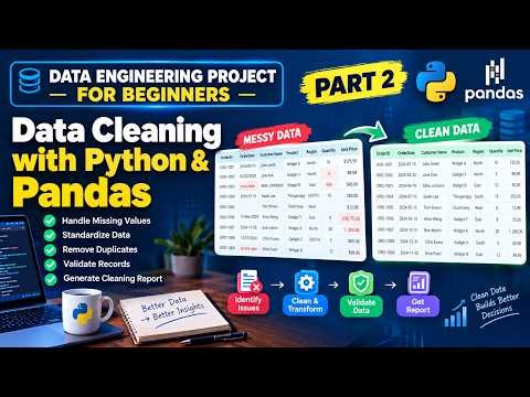 Data Engineering Project for Beginners - Part 2 | Data Cleaning with Python & Pandas