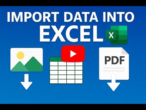 #35. 📸➡️📊 No More Manual Entry! Import Data from Pictures & PDFs into Excel Magic!