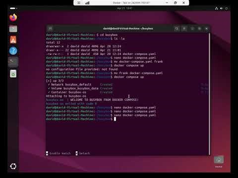 Creating your first Docker Compose file
