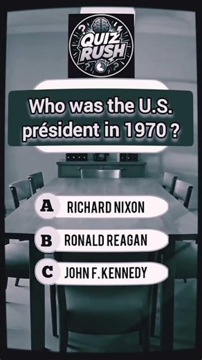 Quick quiz 🇺🇸: Who was the President of the United States in 1970?