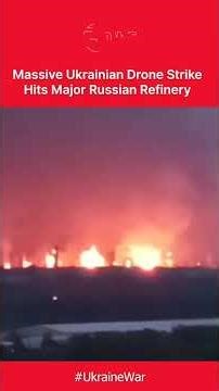 BREAKING NEWS: Massive Ukrainian Drone Strike Hits One of Russia’s Largest Refineries | AH1C