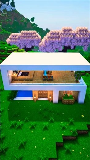 Minecraft Cute House Tutorial 🏡 Easy Survival House Build