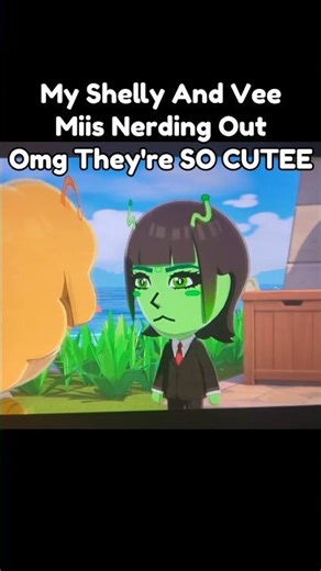 My Shelly And Vee Nerding Out In Tomodachi Life! 🥹💚 | Dandy's World Funny Skit ShellVision