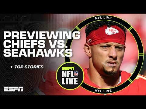 Can the Chiefs improve to 6-0 against the Seahawks? + NFLPA investigating NFL, Eagles | NFL Live
