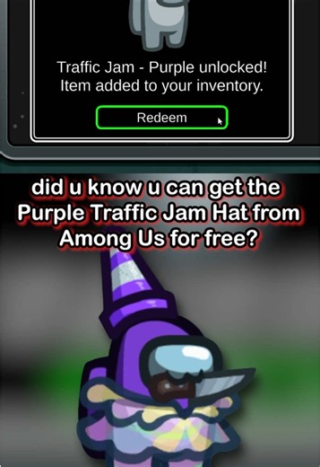 Impostors are still giving away our limited Purple Traffic Jam hat on TikTok until Oct. 31, 2026! 😈 check out our blog for more details on how to redeem it before it vents away, 🔗 in bio! #AmongUs #Impostor #ImpostorMonth #gaming #gamingontiktok