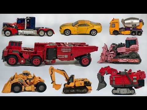 Studio Series DEVASTATOR Combine vs Optimus Prime, Bumblebee | Ultimate Transformers ROTF Comparison