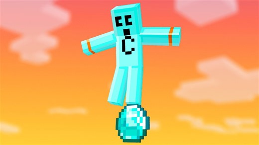 Surviving in a world made of only one diamond block
