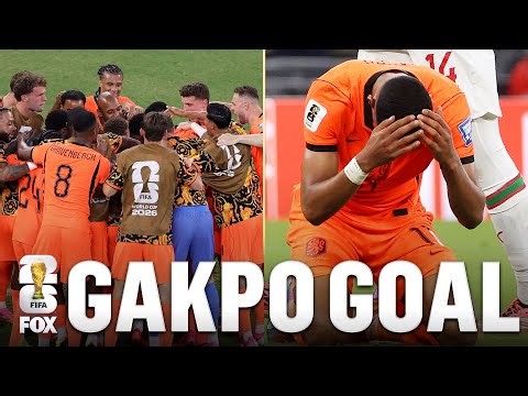 Netherlands’ Cody Gakpo Scores EMOTIONAL Goal To Take Lead vs Morocco