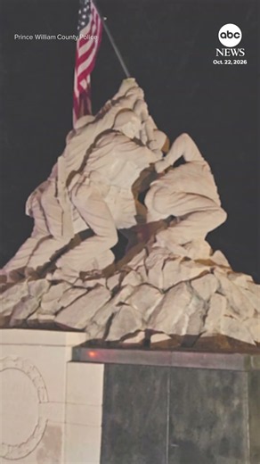 Man arrested for allegedly damaging Iwo Jima memorial