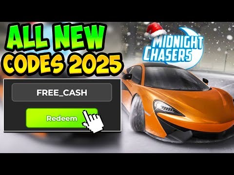 ALL WORKING MIDNIGHT CHASERS CODES ROBLOX - All New Midnight Chasers Codes 2025! (New Winter Update)