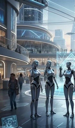 Life in 2050: A Glimpse into the Future! 🤖🏙️ #future #futurism