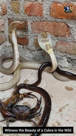 Witness the Beauty of a Cobra in the Wild #snake #wildliferescue #wildlife #cobra #animals