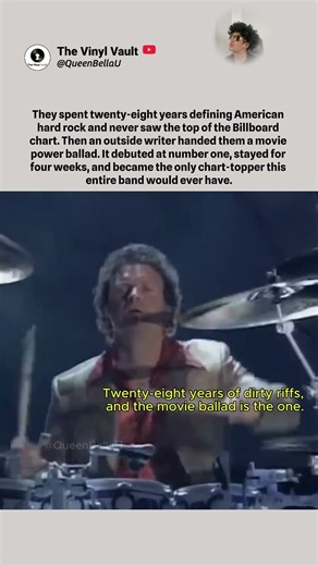 Their only number one was never their song #Shorts #Aerosmith#RockHistory #Billboard