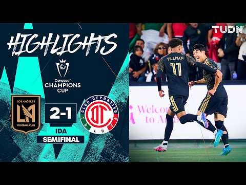 HIGHLIGHTS - LAFC vs Toluca | Concacaf Champions Cup - Semifinales - Ida 2025-2026 | TUDN