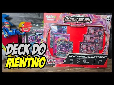 BARALHO BATALHA de LIGA MEWTWO EX da EQUIPE ROCKET + DICAS para MELHORAR o DECK | CARTAS POKÉMON TCG