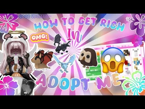 HOW TO GET RICH IN ADOPT ME!? TIPS+TRICKS 2026 UPDATED 🌈😱🩷❌✅😬😭💛🎀🧸