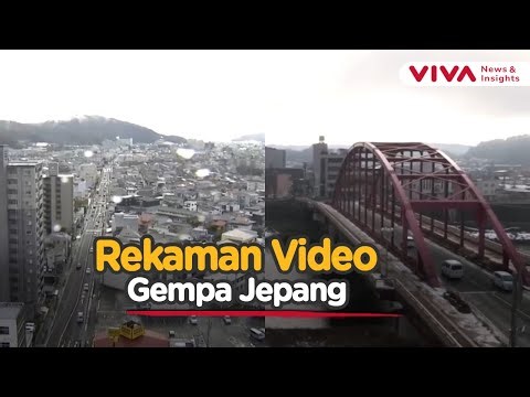 Detik-detik Jepang Diguncang Gempa
