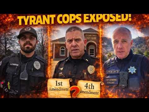 TYRANT COPS EXPOSED… THEY DON’T KNOW THE LAW 😳