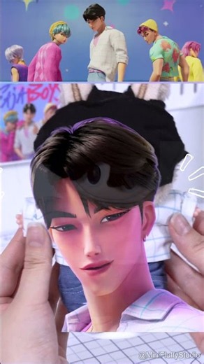 Saja Boys | Sodapop Outfits Making 🥤 | 🐰 Custom Doll Makeover #sajaboys #diy #kpopdemonhunters