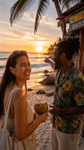 American Girl & Caribbean Boy Emotional Love Story 😍#AmericanWoman #WestIndiesMan #CaribbeanLove #Is