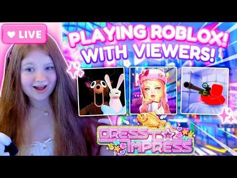 🔴 LIVE - Playing ROBLOX WITH VIEWERS! COME JOIN ME