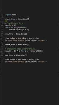 Speed Up Python in 60 Seconds #shorts