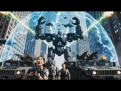Alien Invasion in New York… Until a Giant War Robot Saved Humanity 🤖🔥