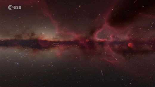 👀 Our scientists used Gaia's data to craft the most accurate 3D map of star-forming regions in the Milky Way! 🌌 🔗 esa.int/Science_Exploration/Space_Science/Gaia/Fly_through_Gaia_s_3D_map_of_stellar_nurseries | ESA - European Space Agency