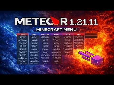 The Best Free Hacked Clients for Minecraft Java Edition (Meteor Client 1.21.4)