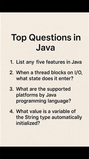 Java Interview Questions